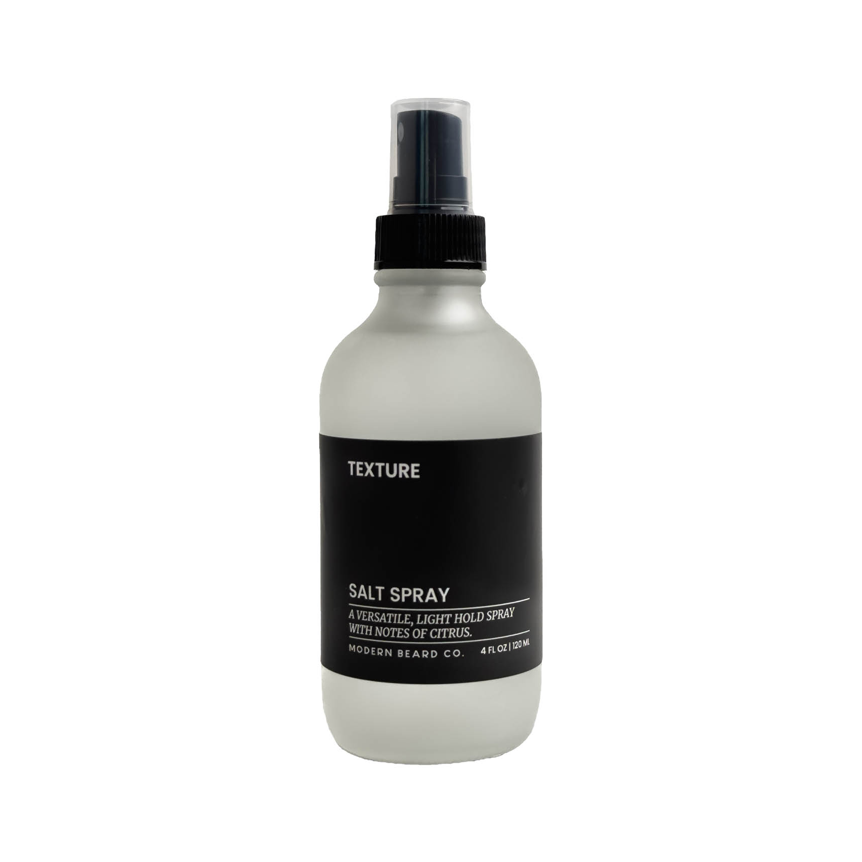 Modern Beard Co. Sea Salt Spray – all-natural unisex hair spray with light hold and citrus scent for volume and texture