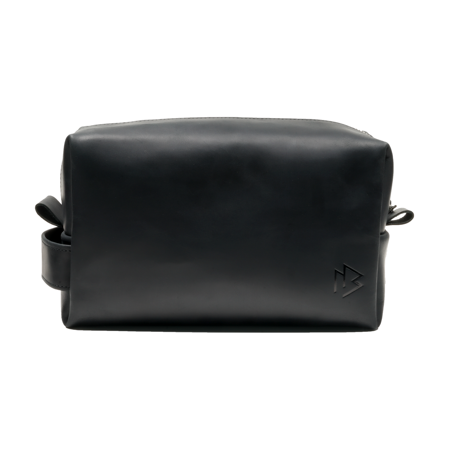Black Leather Dopp Kit