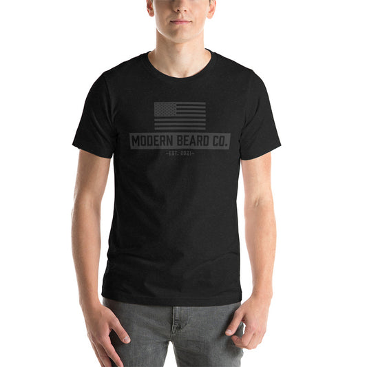 Black American Flag T-Shirt