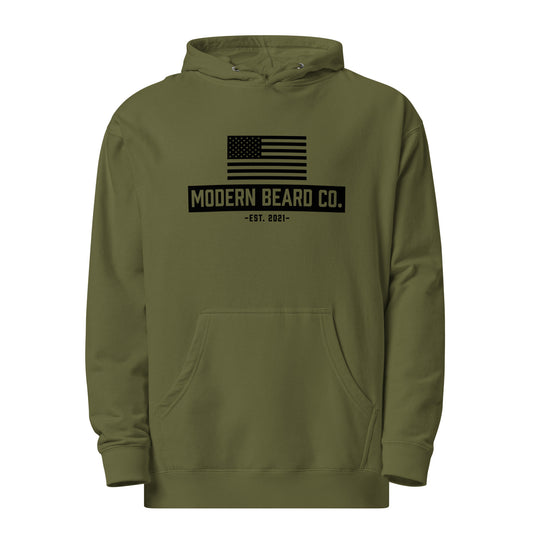 Green American Flag Hoodie