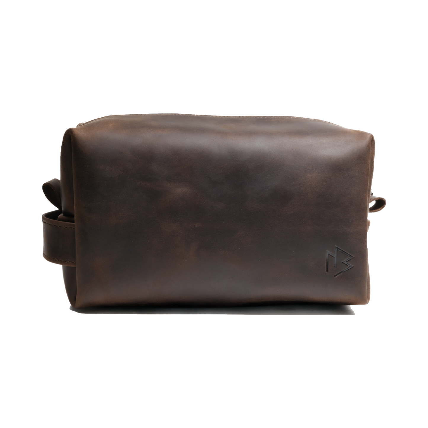 Brown Leather Dopp Kit