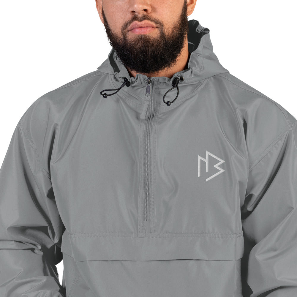 White champion packable clearance jacket